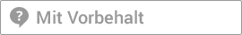 Mit Vorbehalt